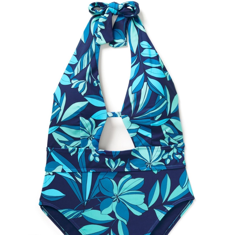 Adore Me Swim Strappy Wrap One Piece Swimsuit